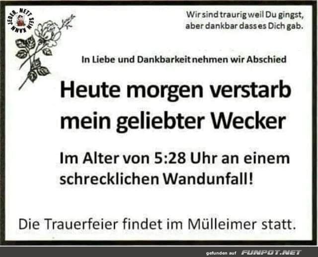 Mein Wecker Mein Wecker