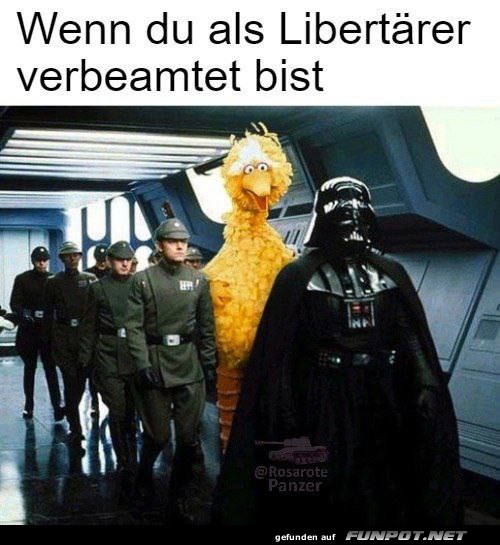 Er ist verbeamtet