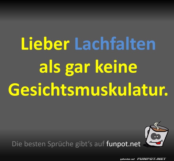 Lachfalten