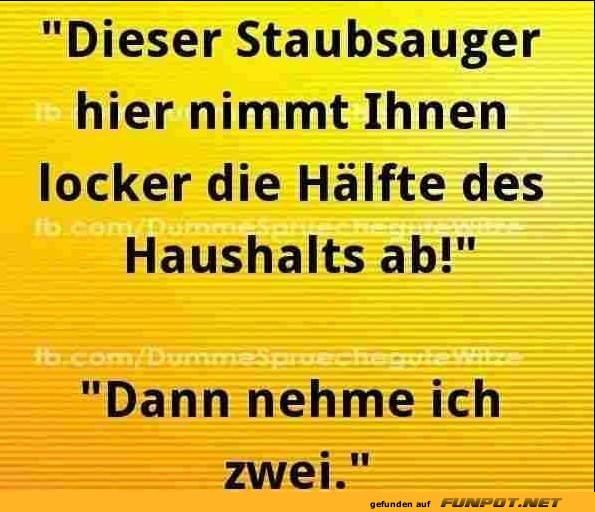 Dieser Staubsauger