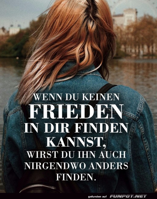 Frieden finden