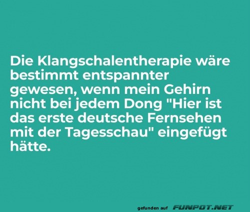 Die Klangschalentherapie