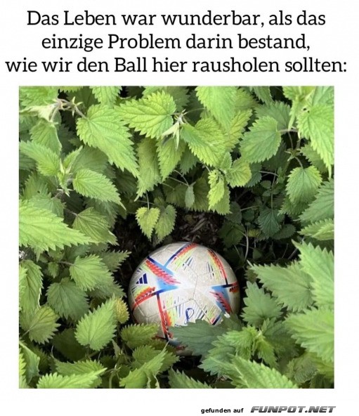 Das war damals ein Problem