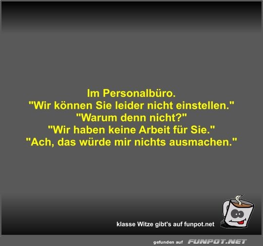 Im Personalbüro Im Personalbüro