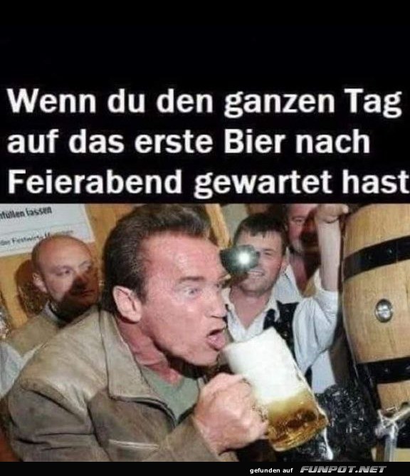 Endlich ein Bier