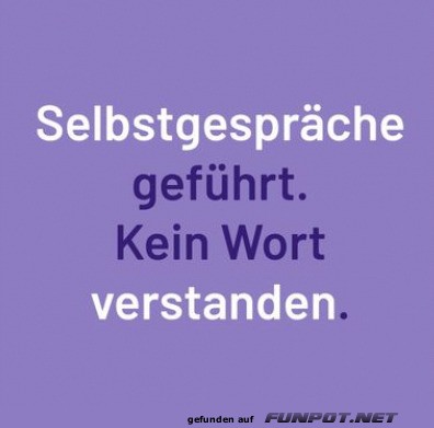 Selbstgesprche gefhrt