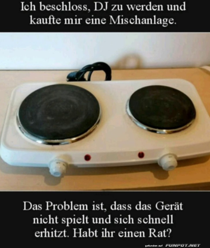 Komische Mischanlage