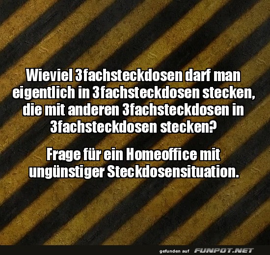 3fach-Steckdosen