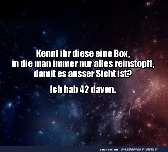 Diese eine Box