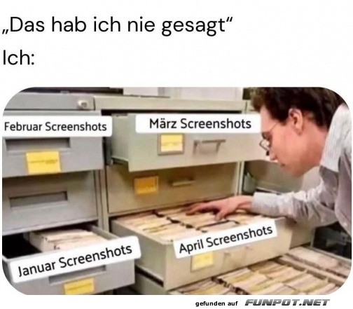 Hab ich nie gesagt