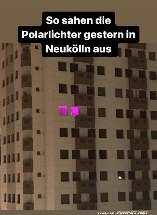 Polarlichter in Neuklln