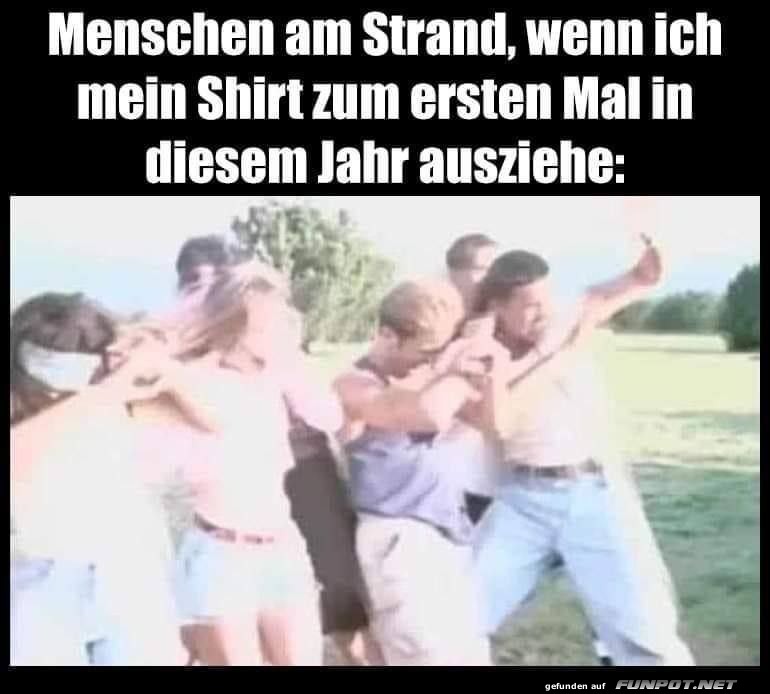 Menschen am Strand