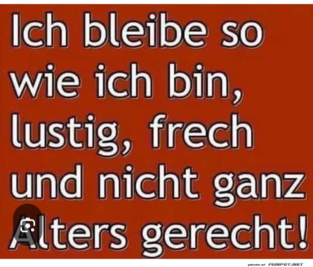 Ich bleibe so