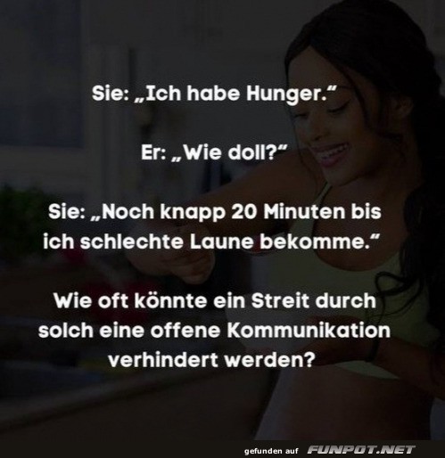 Ich habe Hunger