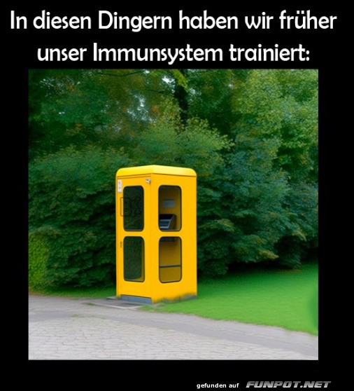 Immunsystem trainiert