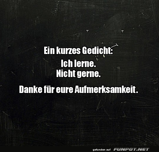 Tolles Gedicht