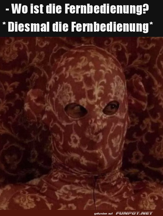 Wo ist die Fernbedienung?