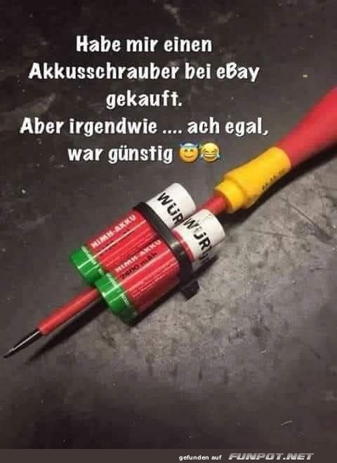 Toller Akkuschrauber