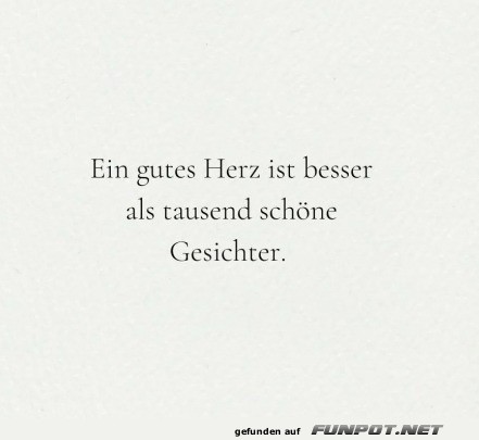 Ein gutes Herz