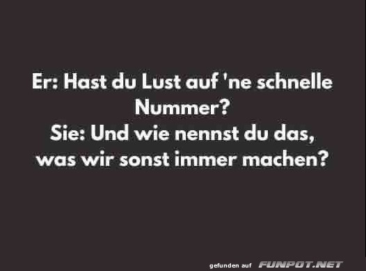 Schnelle Nummer