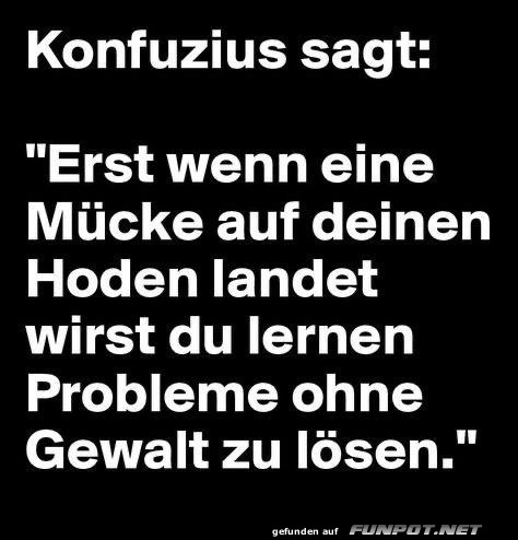 Konfuzius sagt