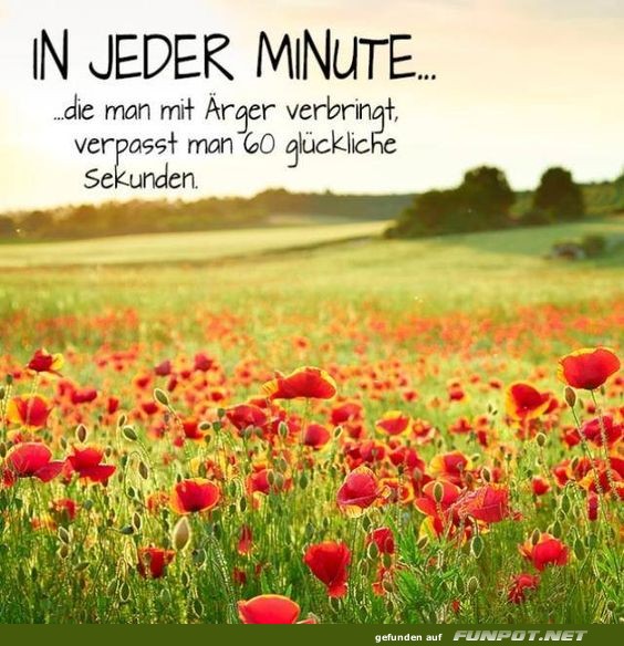 In jeder Minute