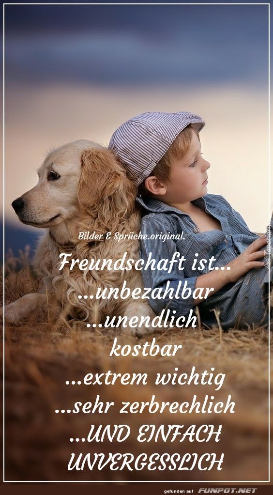 Freundschaft ist unbezahlbar