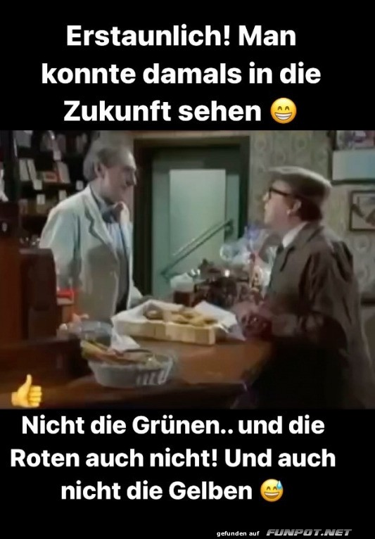 In die Zukunft gesehen