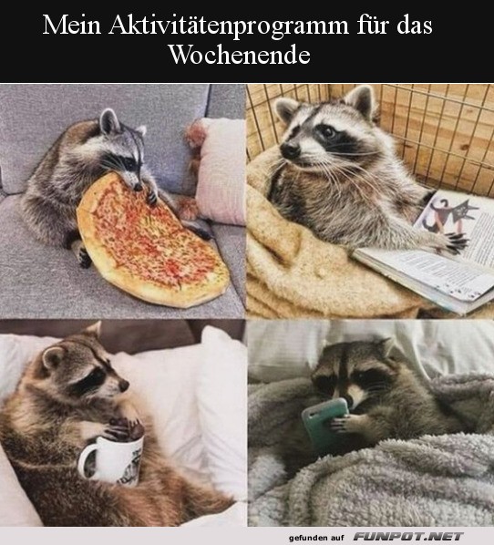 Aktivitten am Wochenende