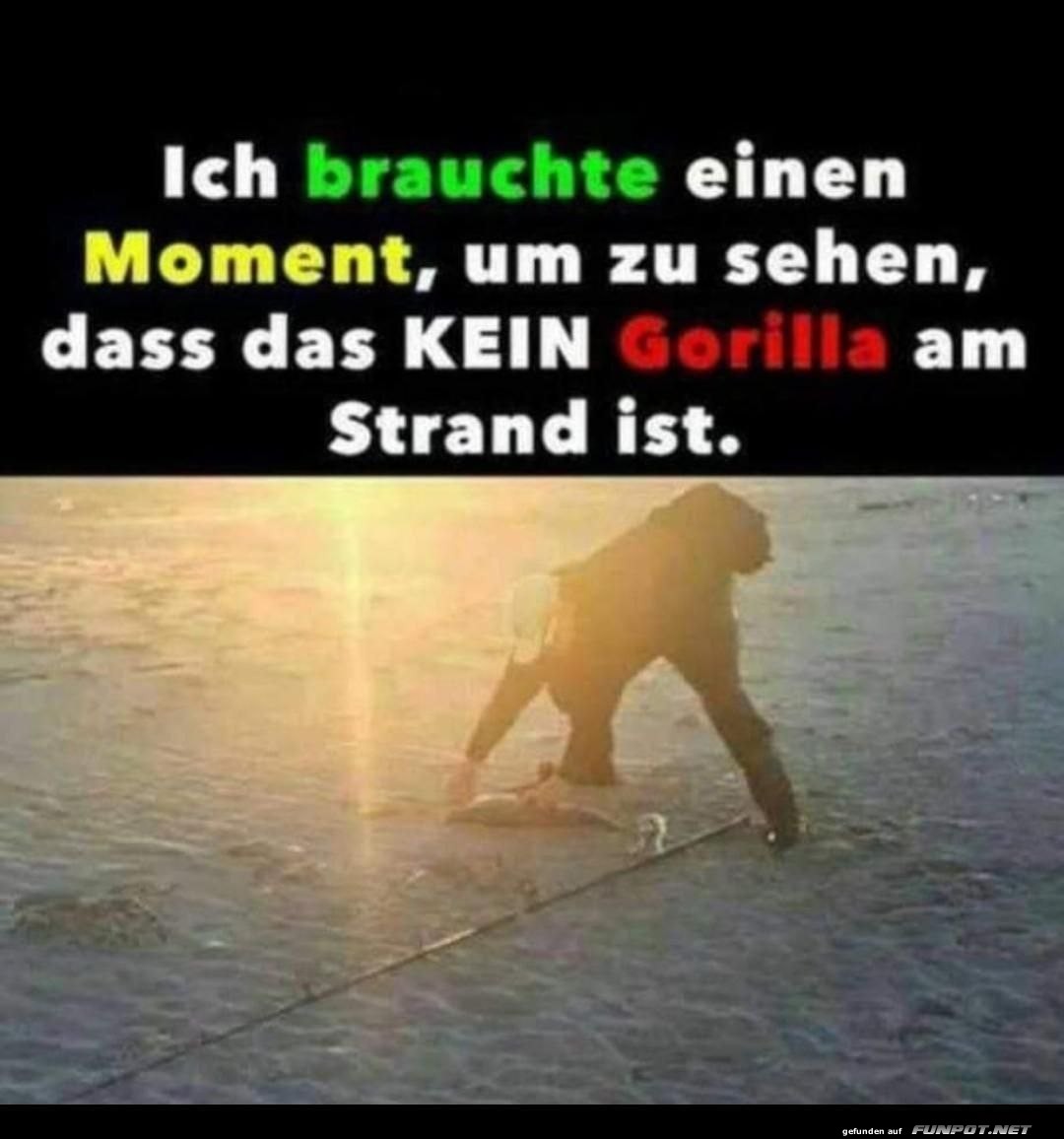 Da braucht wohl jeder einen Moment