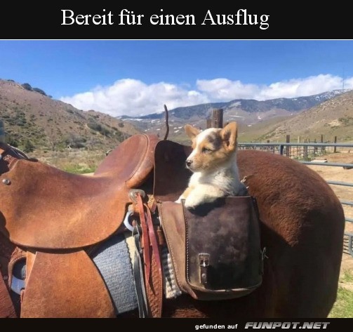 Bereit fr den Ausflug