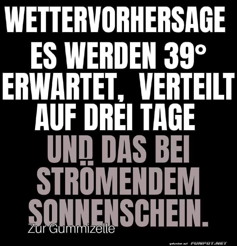 Wettervorhersage