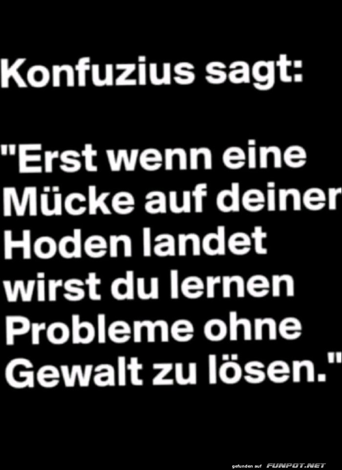 Konfuzius sagt