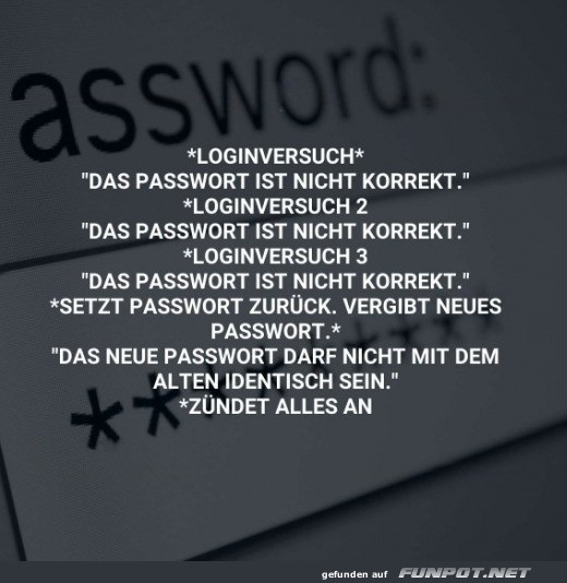 Passwort-Problem