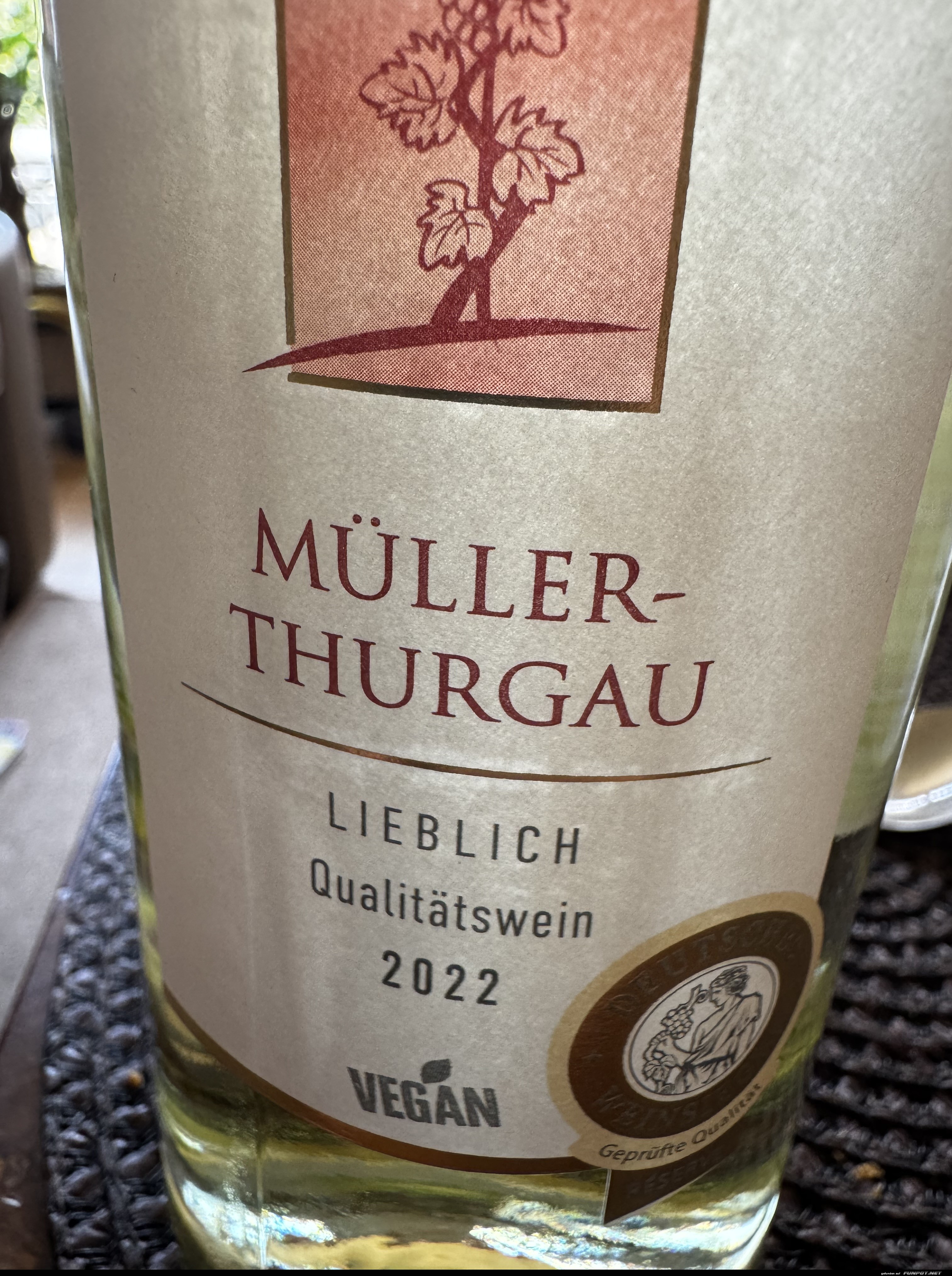 Veganer Wein