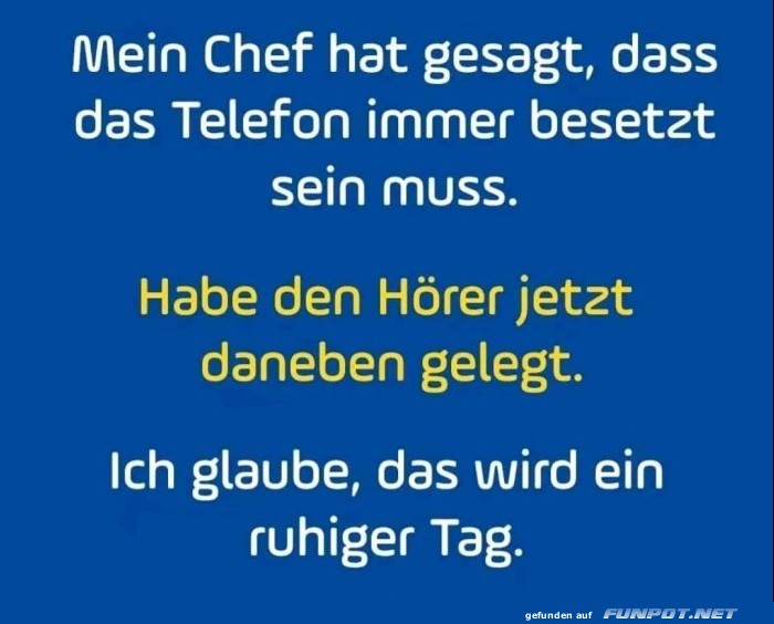 Telefon besetzt