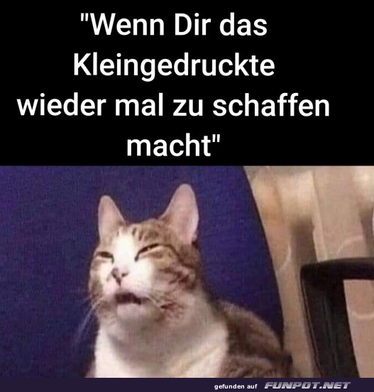 Das Kleingedruckte