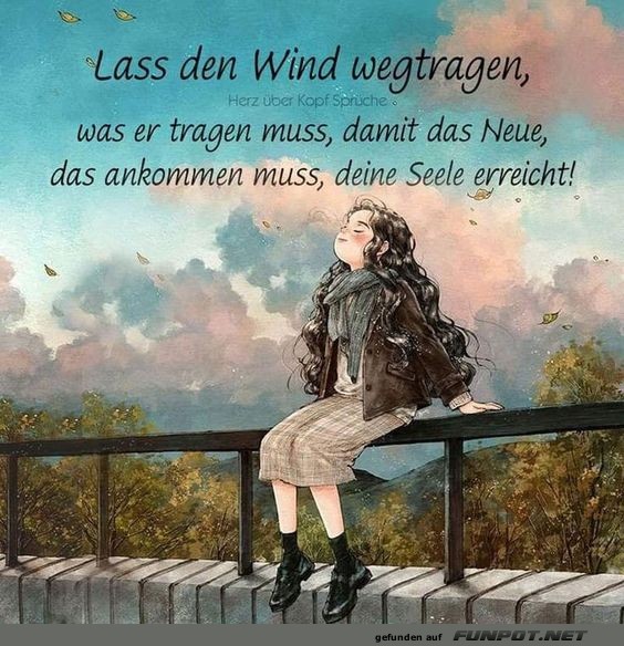 Lass den Wind wegtragen