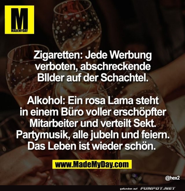 Zigaretten - Alkohol