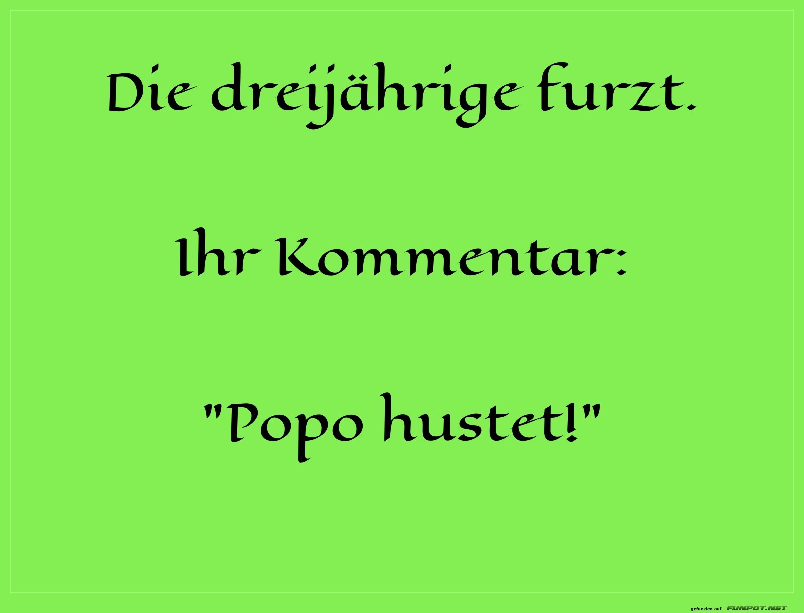 popo hustet