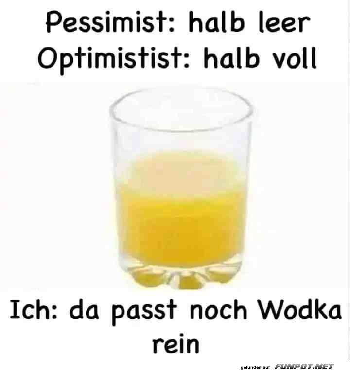 Da passt noch Vodka rein