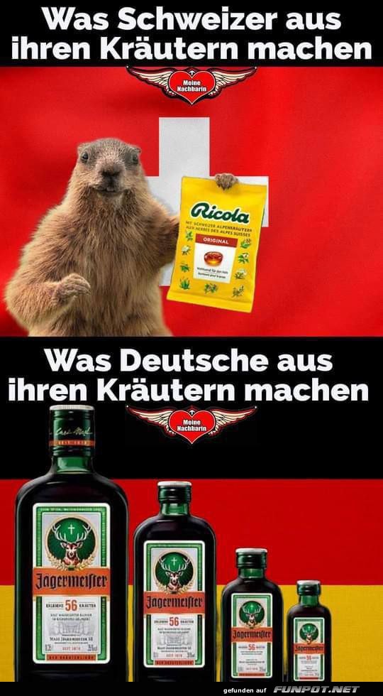 Aus Krutern gemacht