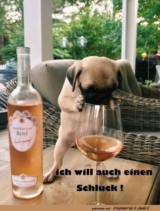 Ich will auch Wein