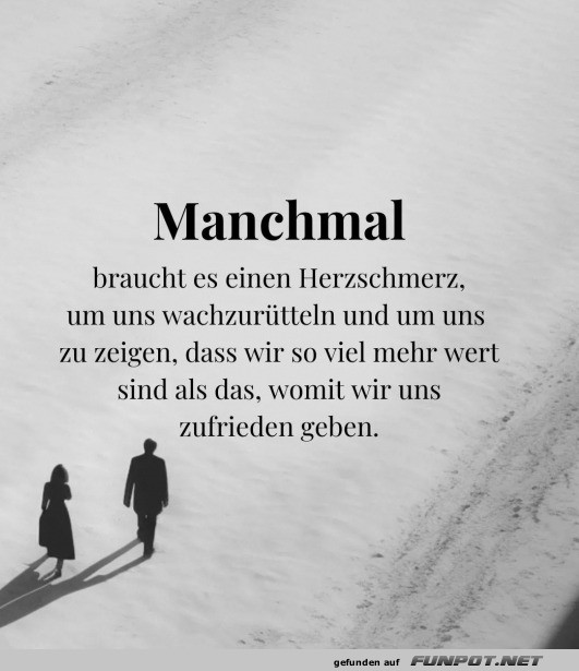 Manchmal