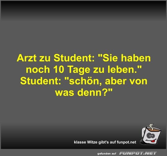 Arzt zu Student