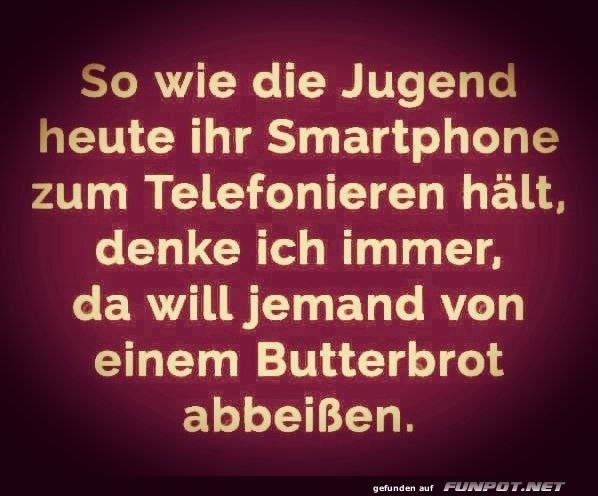 Das Smartphone halten