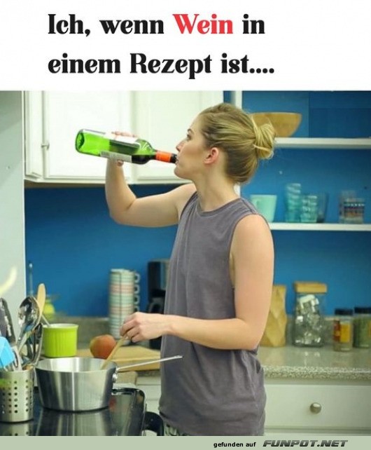 Wein im Rezept