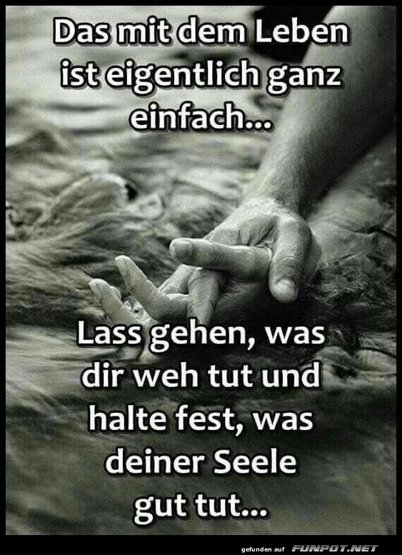 Das mit dem Leben ist ganz einfach