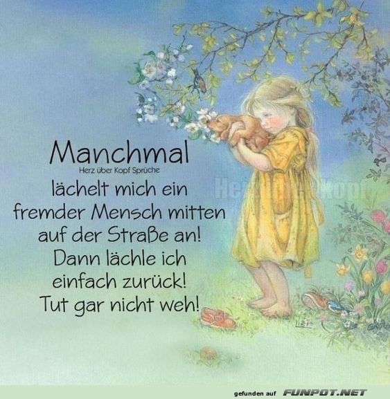 Manchmal lchelt mich ein fremder Mann