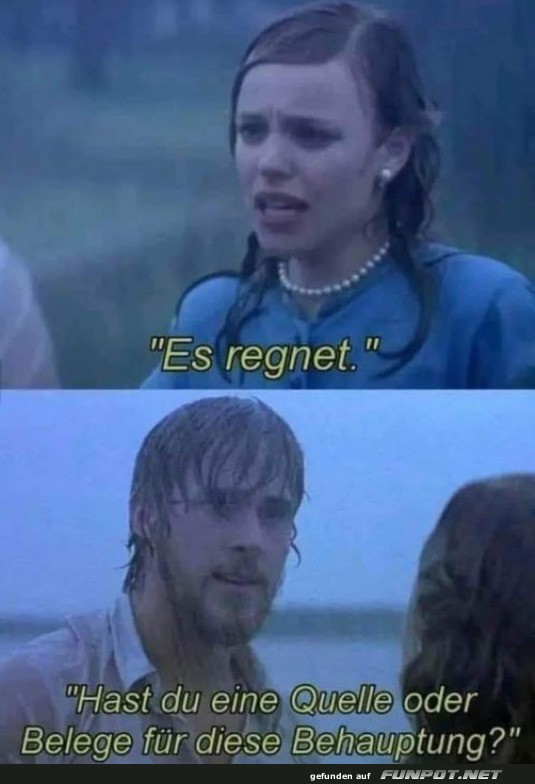 Es regnet